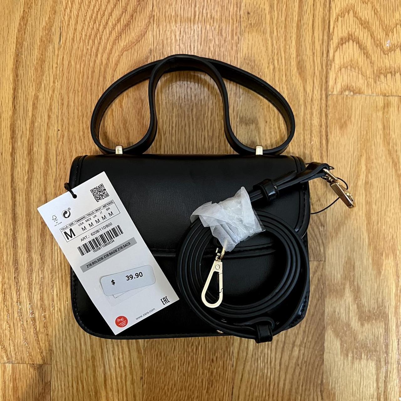 Zara top handle crossbody bag Brand new with... Depop