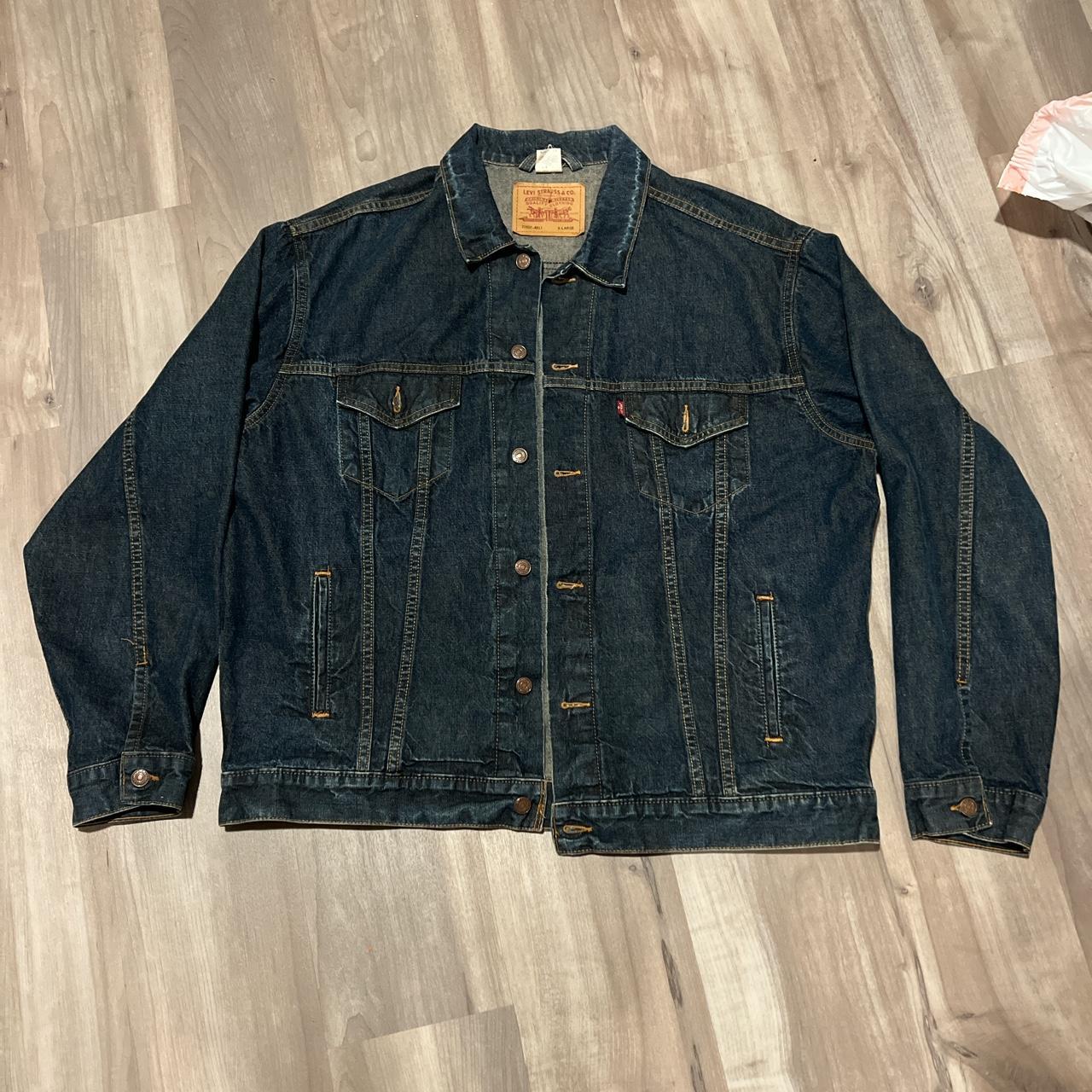 Levi's denim jacket . . Size: X-Large . Condition:... - Depop