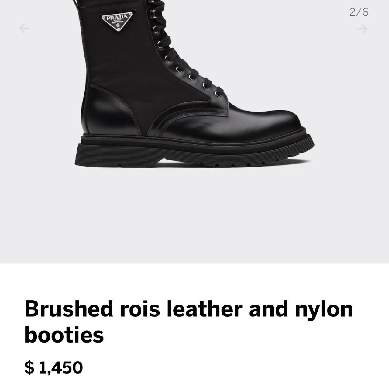 Brushed rois leather cheap and nylon boots price