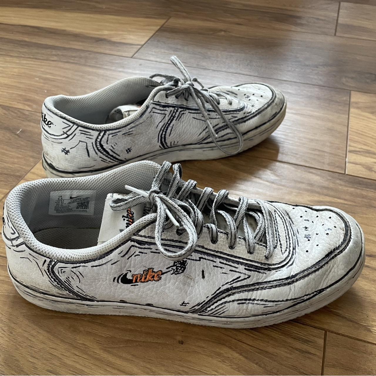 Custom Sharpie Nike Court Size UK