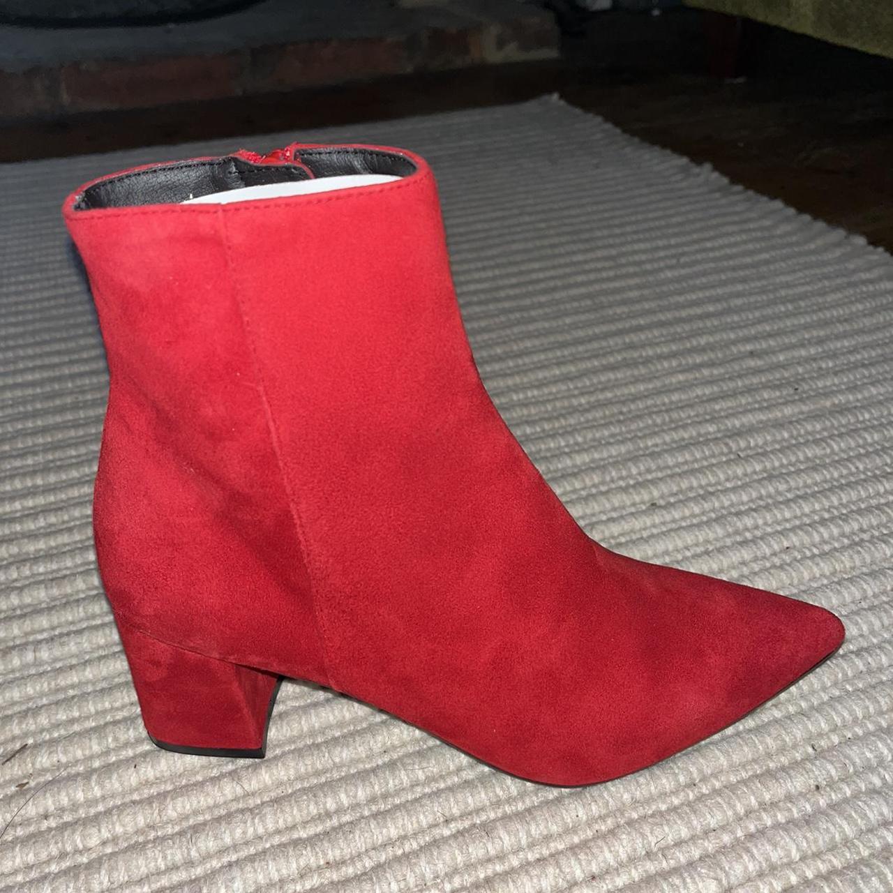 Mint velvet 2025 red boots