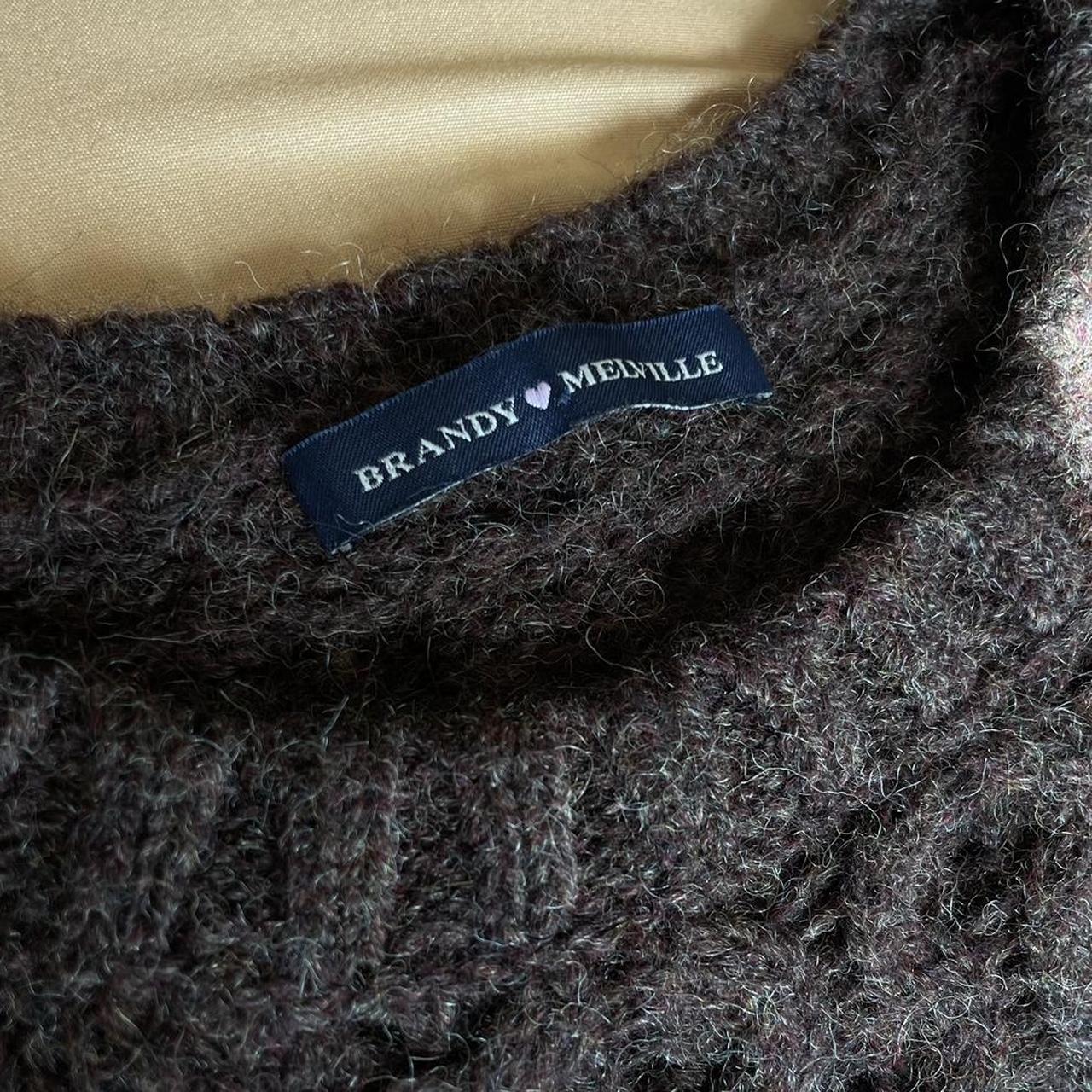 Brandy Melville Winona heavy, cable knit, wool... - Depop