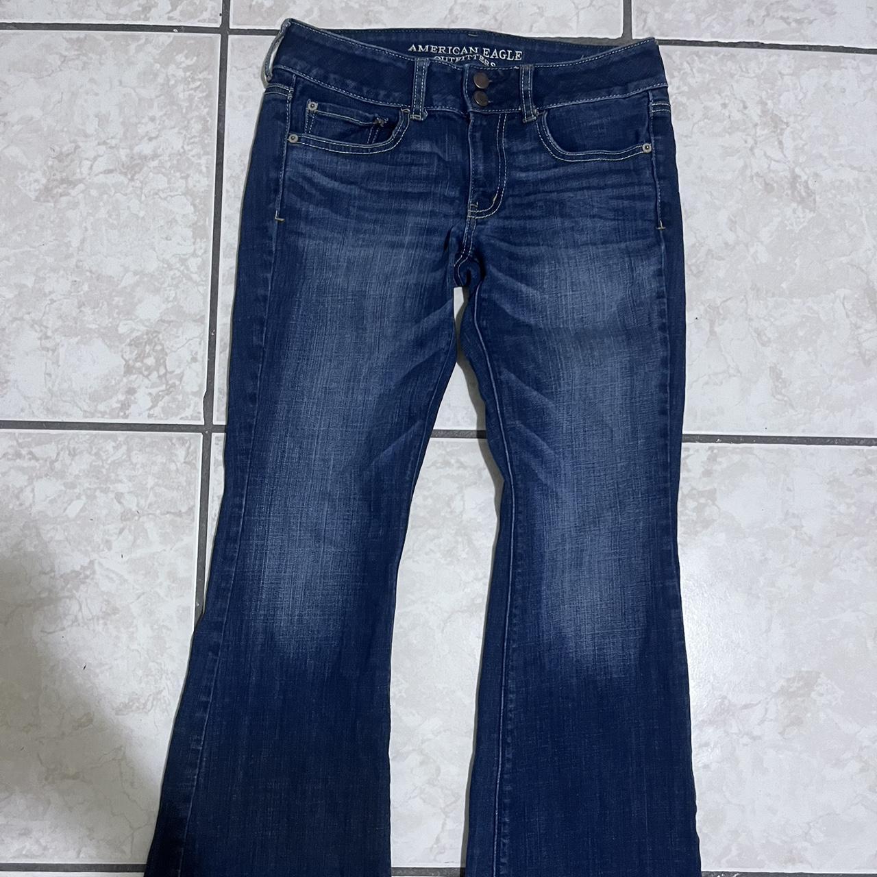 AMERICAN EAGLE flared jeans Size:6 fits 28-29 Hand - Depop