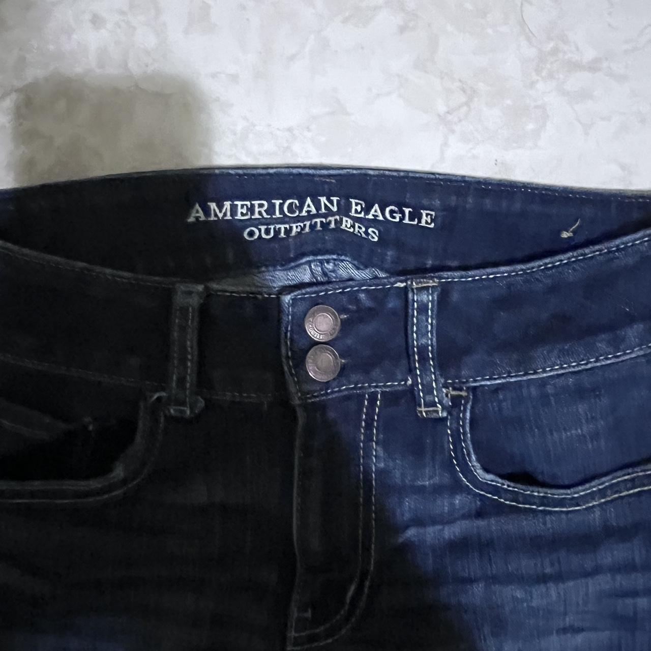 AMERICAN EAGLE flared jeans Size:6 fits 28-29 Hand - Depop