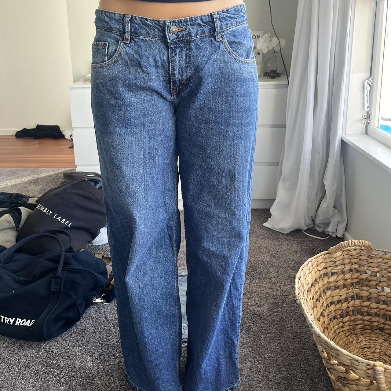Motel rocks jeans in mid blue W 30 L 32 Worn once,... Depop