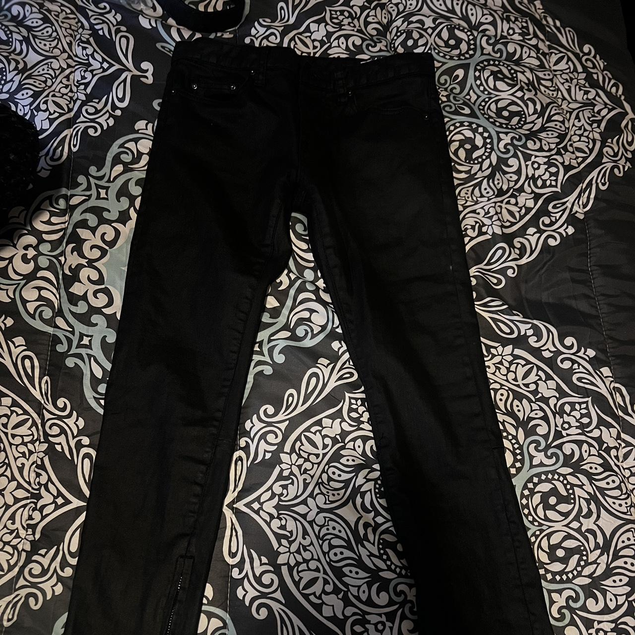 MNML waxed jeans Depop