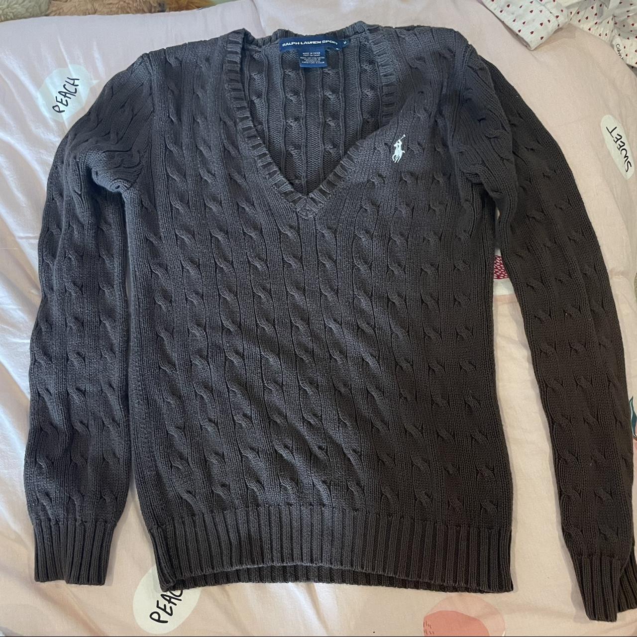 Ralph Lauren brown sweater Size medium - Depop