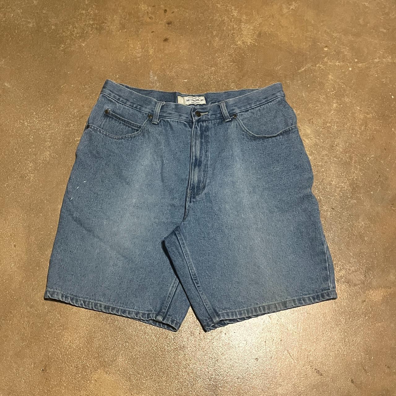 Vintage Cherokee Light Wash Jorts Size: 34 Inches... - Depop