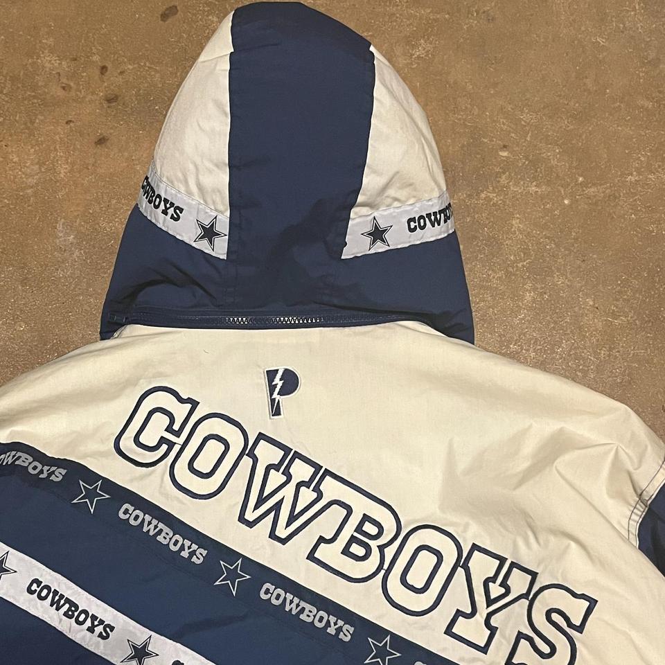 Vintage Pro Player Dallas Cowboys Reversible Puffer - Depop