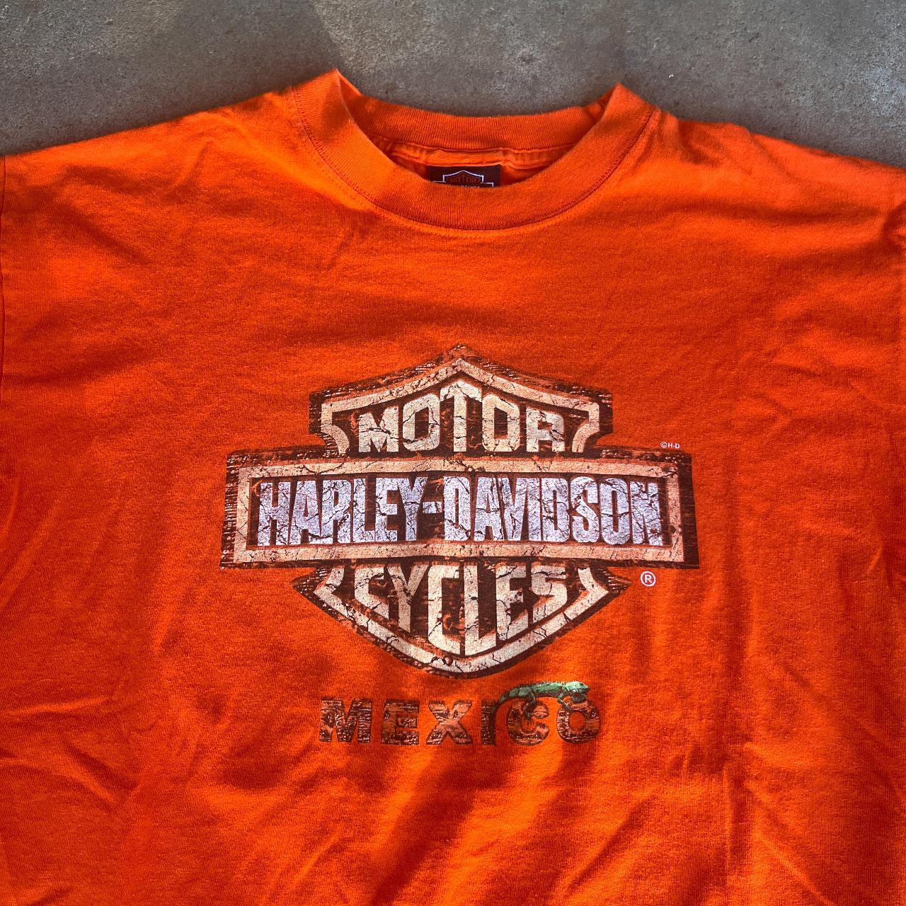 Vintage Harley-Davidson Cycles Cancun Mexico Tee... - Depop