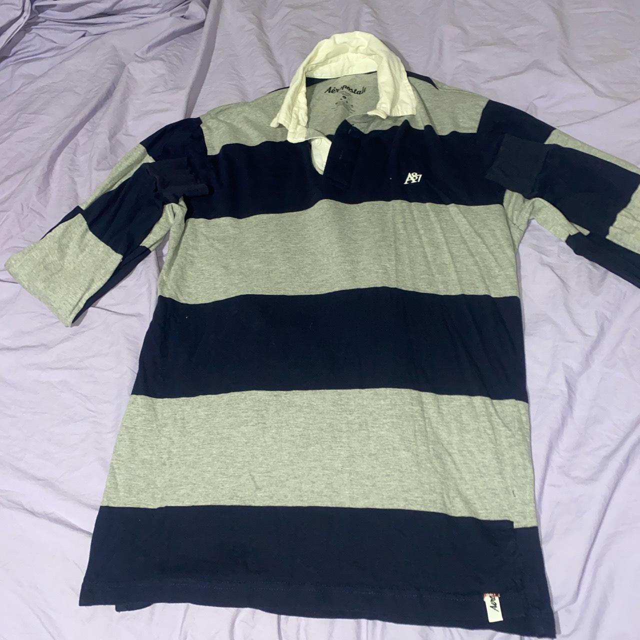 Aeropostale striped long sleeve Size large... - Depop