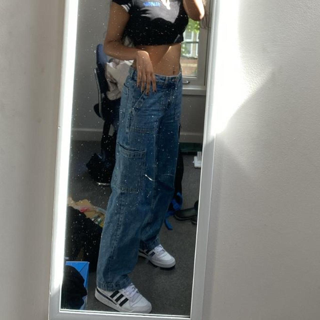 H&M baggy jeans. Has like 6 pockets! - Depop