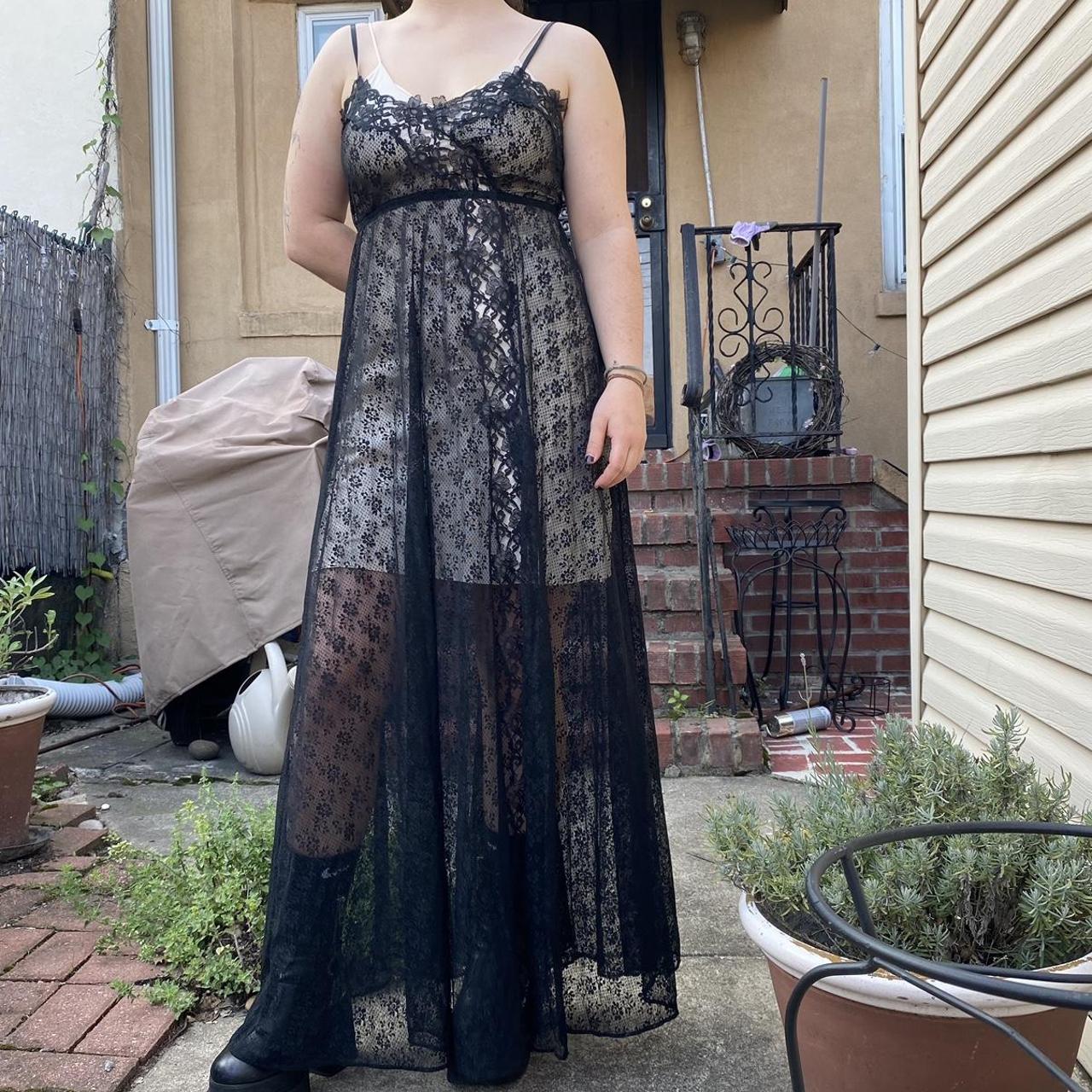 AMERI vintage SHEER LACE DRESS