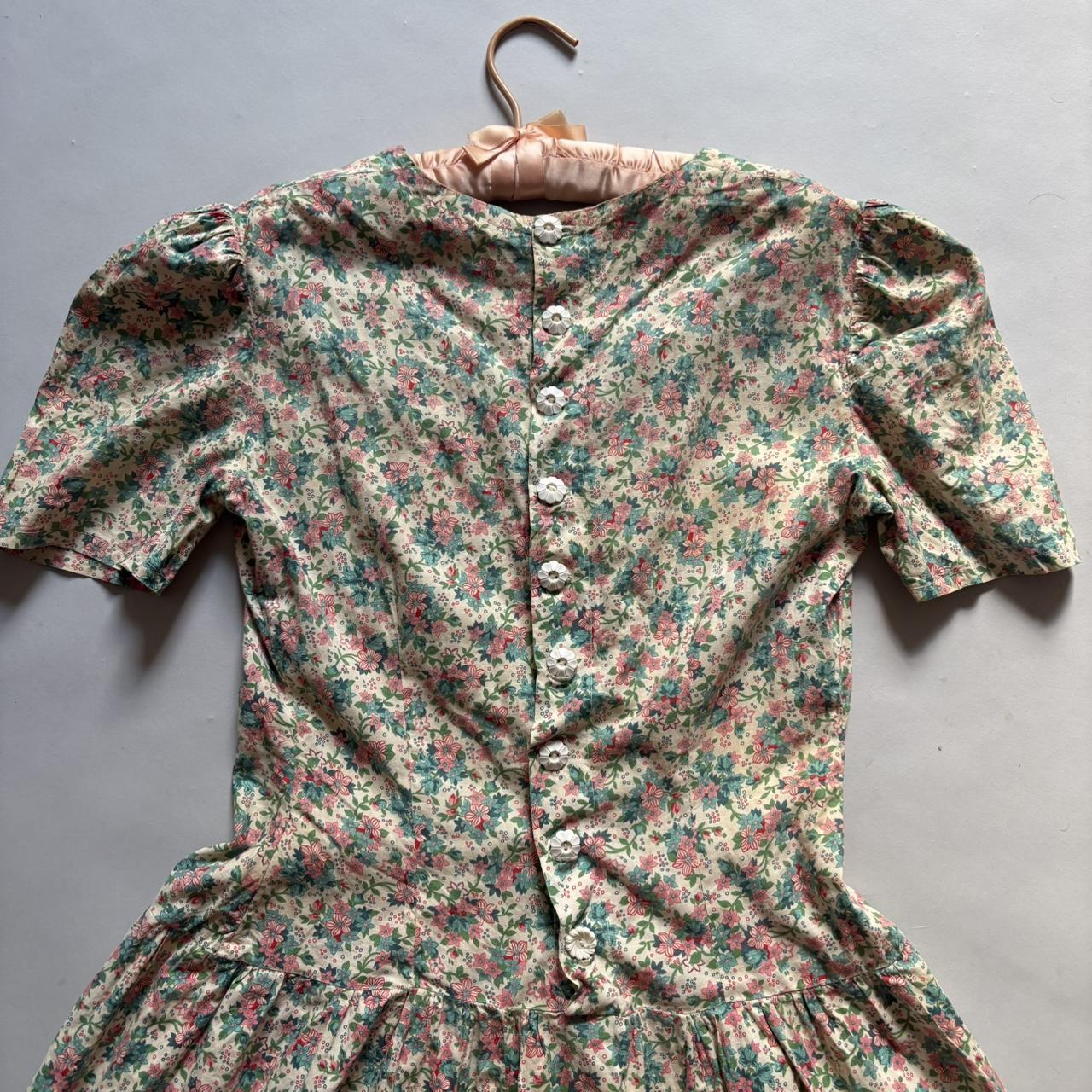 American Vintage Women's Cotton Dress - Green/Pin… - image 2