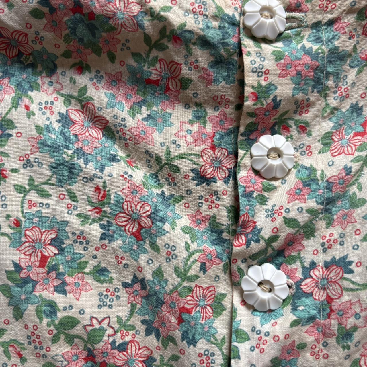 American Vintage Women's Cotton Dress - Green/Pin… - image 3