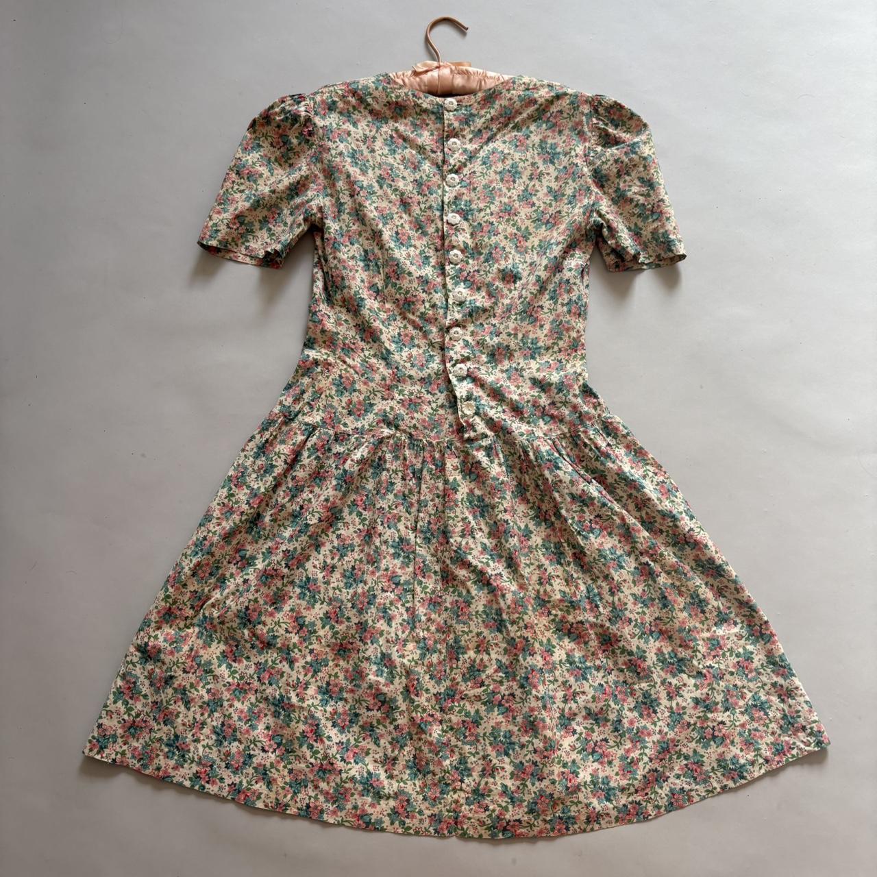 American Vintage Women's Cotton Dress - Green/Pin… - image 1