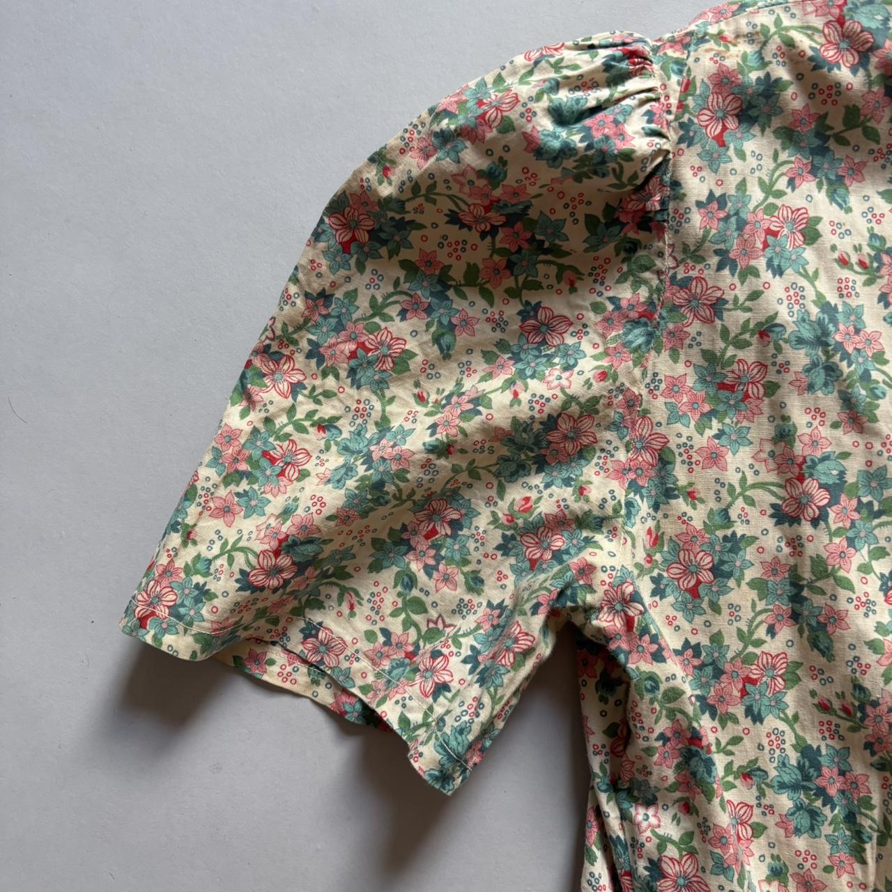 American Vintage Women's Cotton Dress - Green/Pin… - image 5