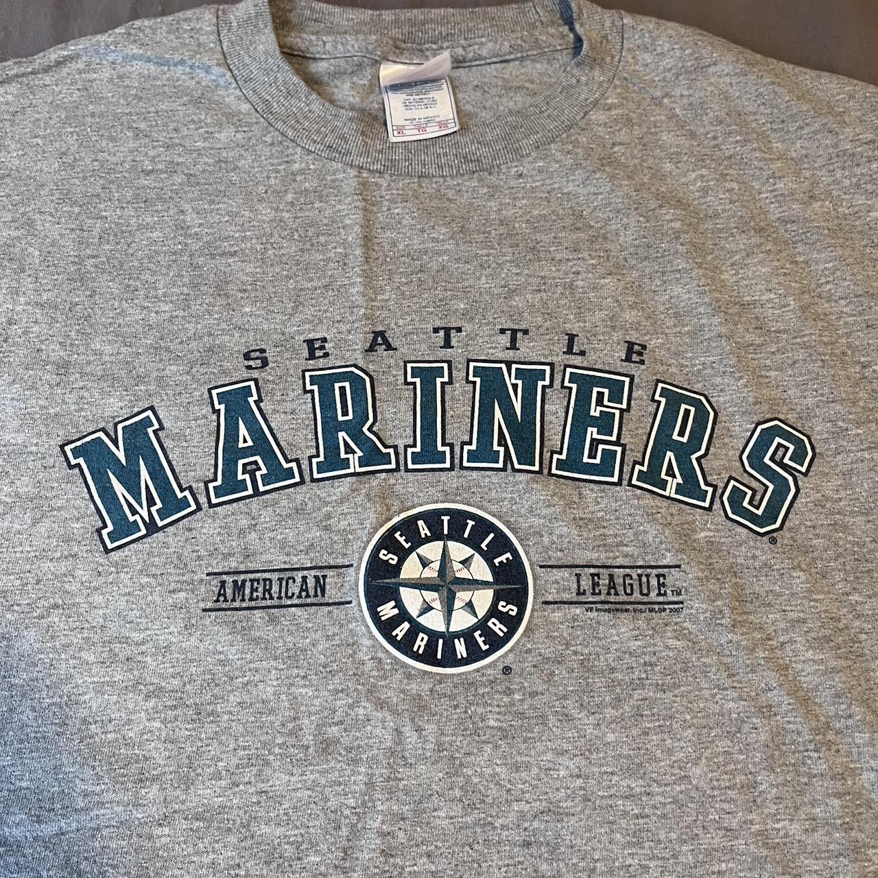 RARE Mariners Cooperstown Collection T-Shirt by - Depop