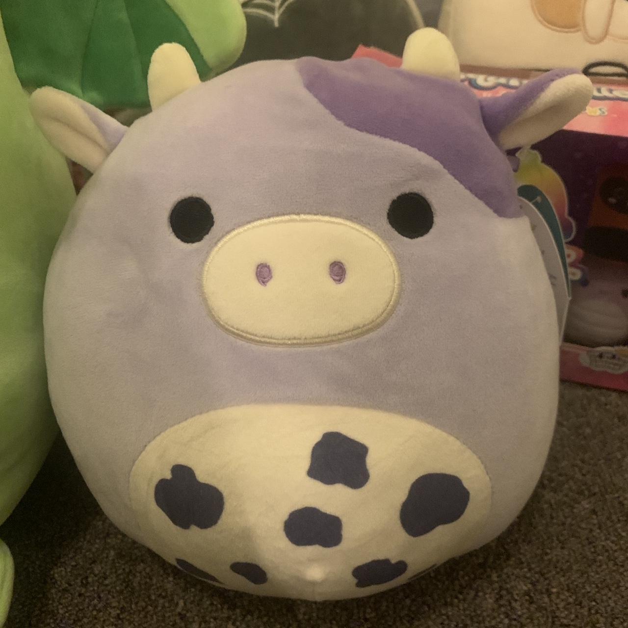 Squishmallows White and Purple Stuffed-animals | Depop