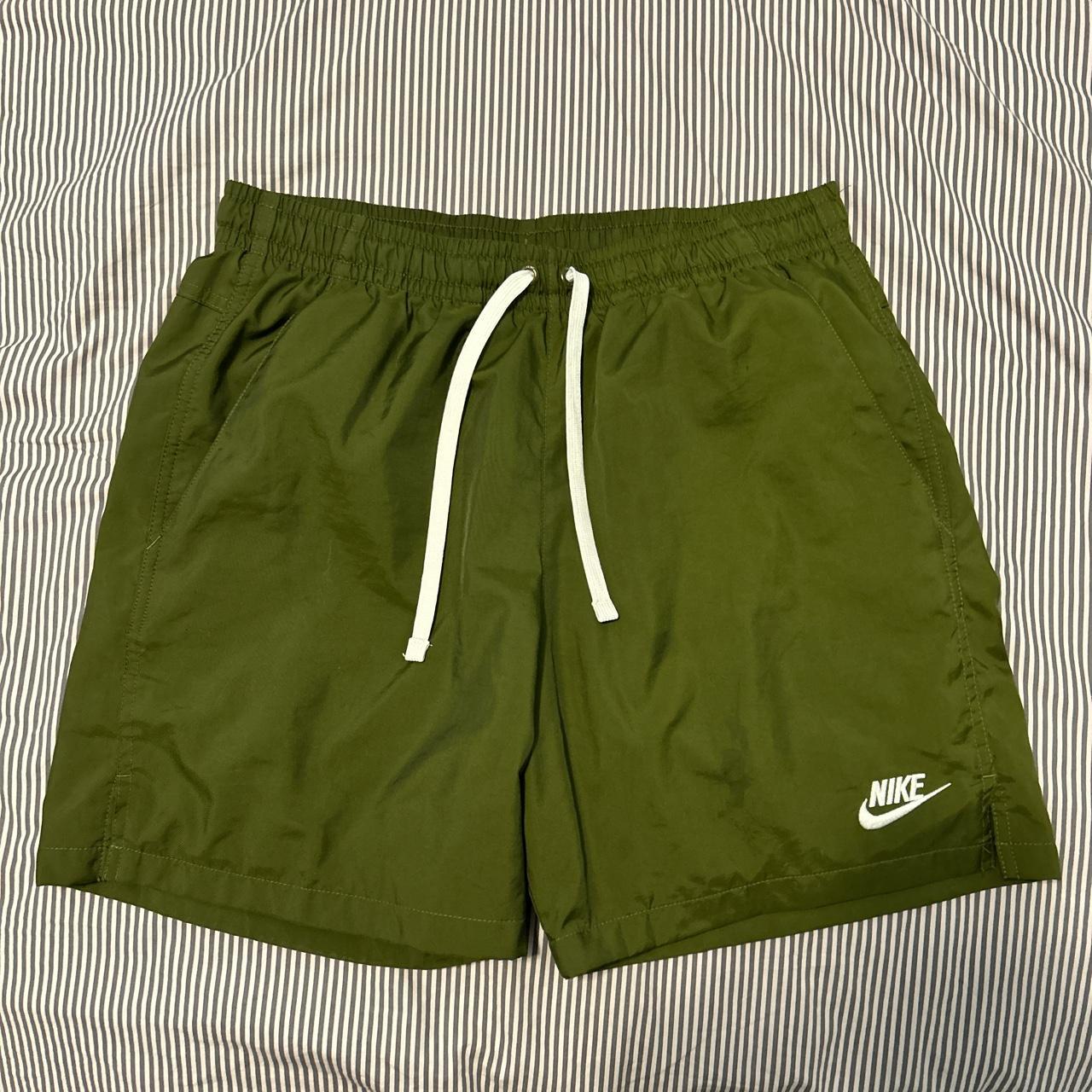 army green nike shorts