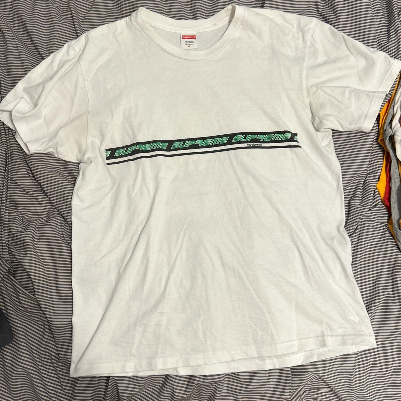 Supreme hard goods store tee white