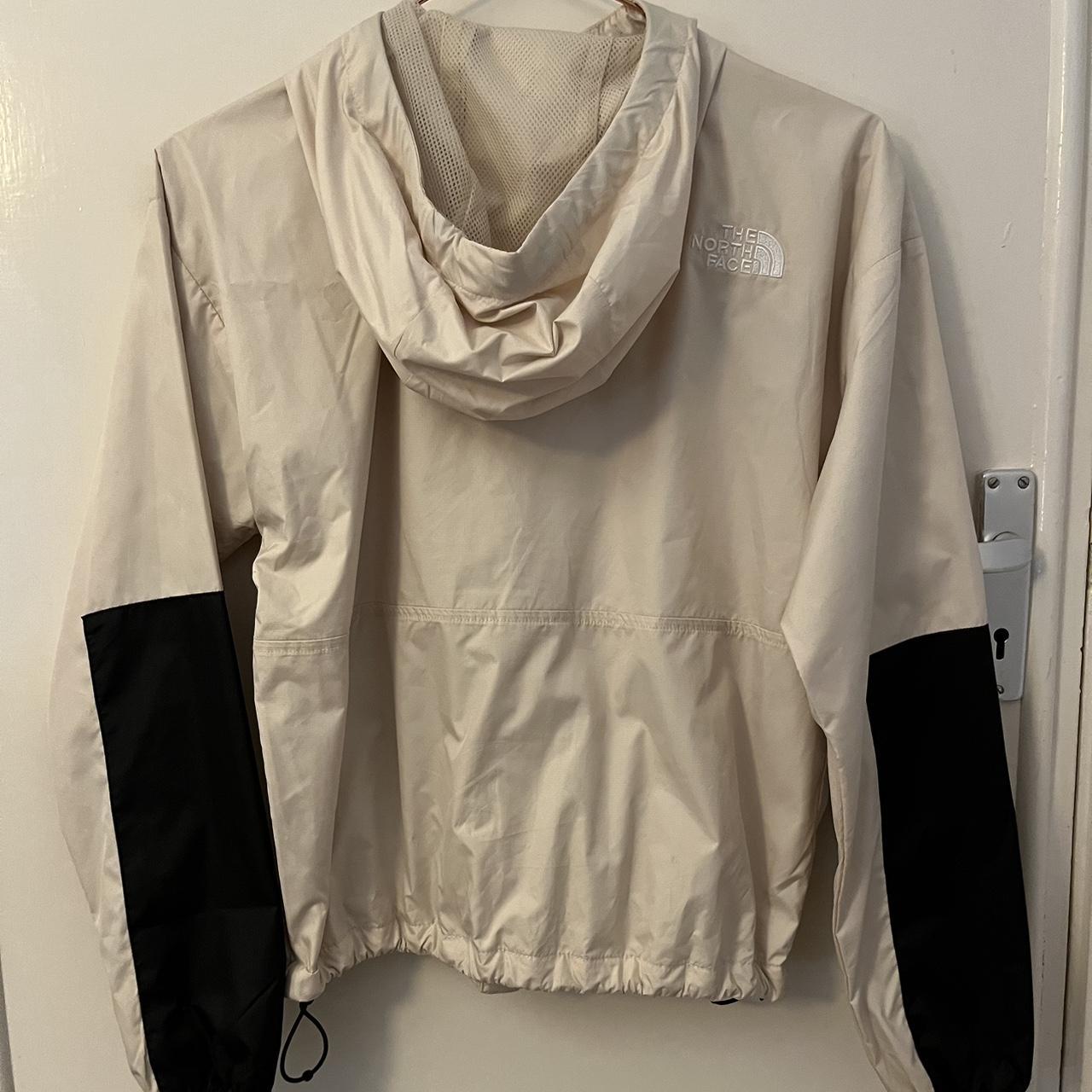 Cream the north face coat size XS adjustable at... Depop