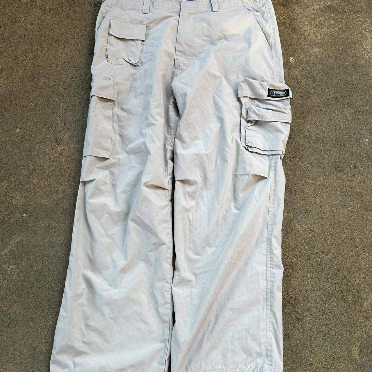 vintage south pole cargo pants says size L but fits... - Depop