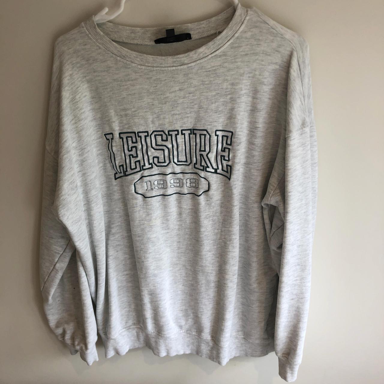 Missguided grey sweatshirt online