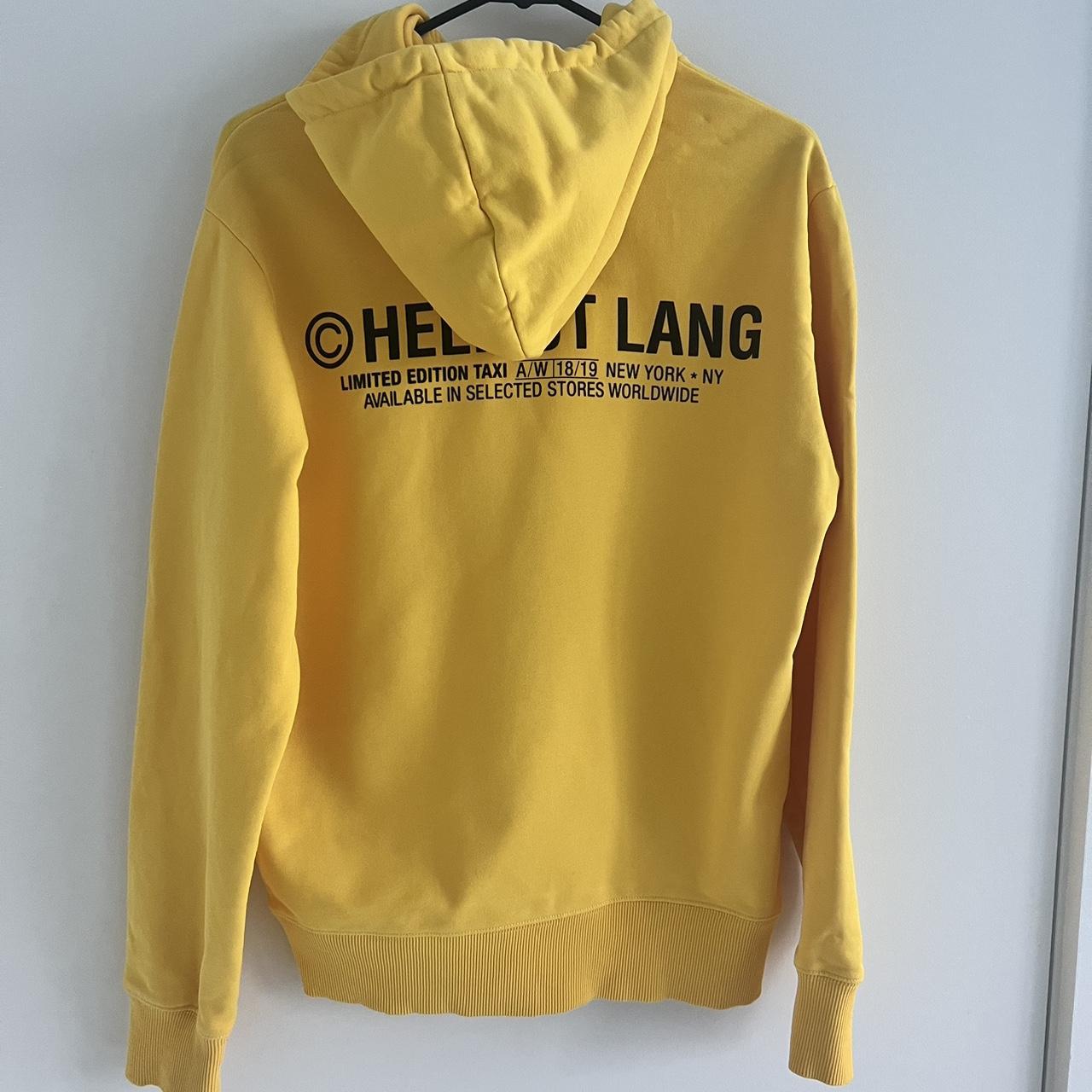 Helmut lang taxi hoodie yellow best sale