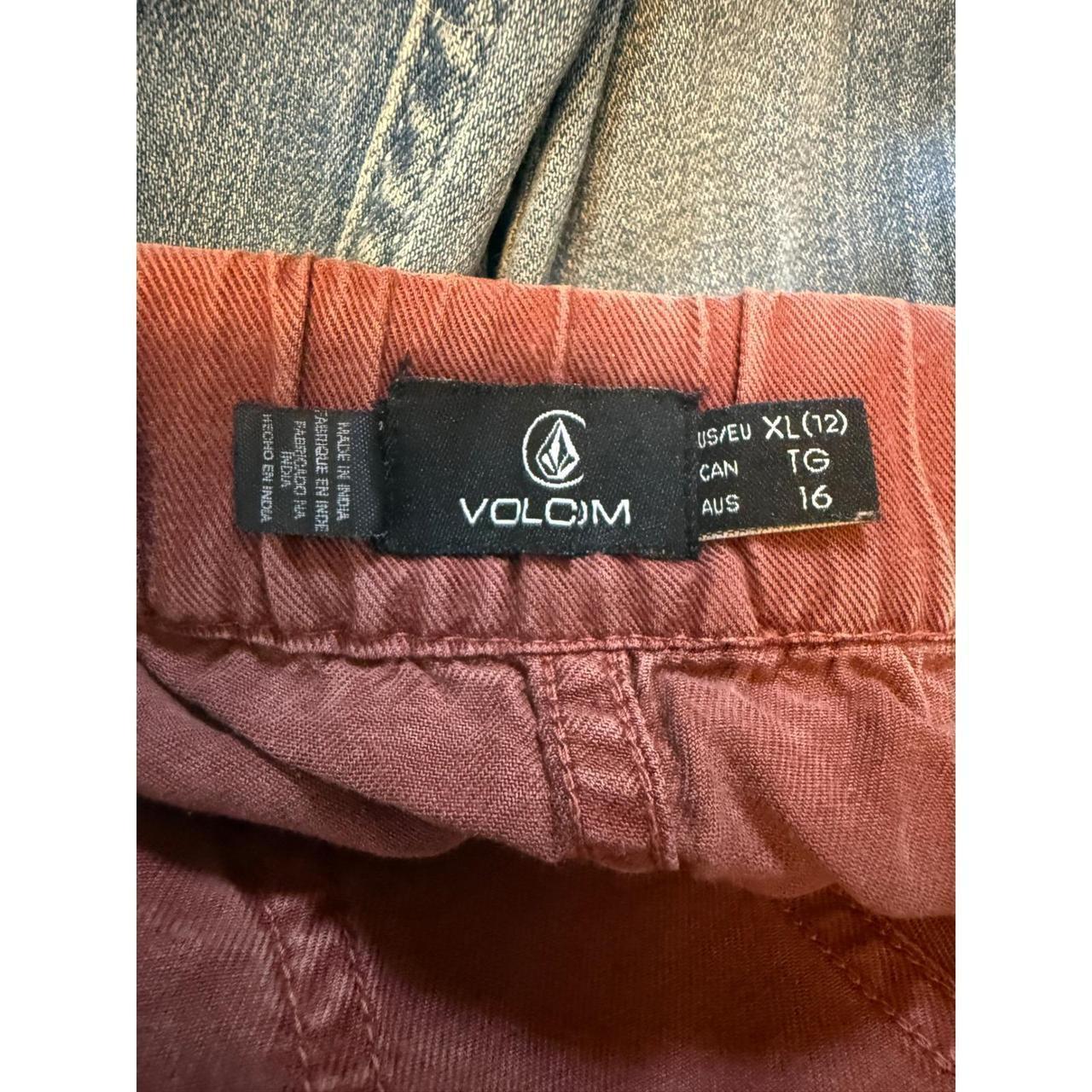 Volcom Women's Shorts - Red - 12 – Volcom Shorts … - image 3