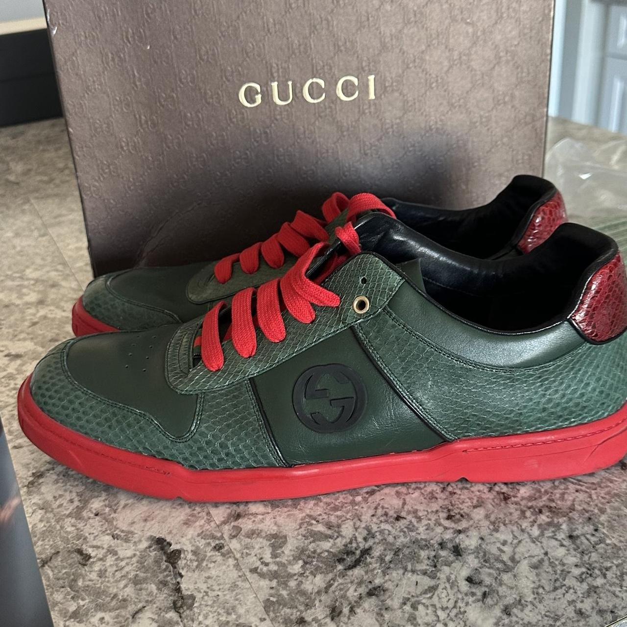 Gucci hot sale snakeskin sneakers