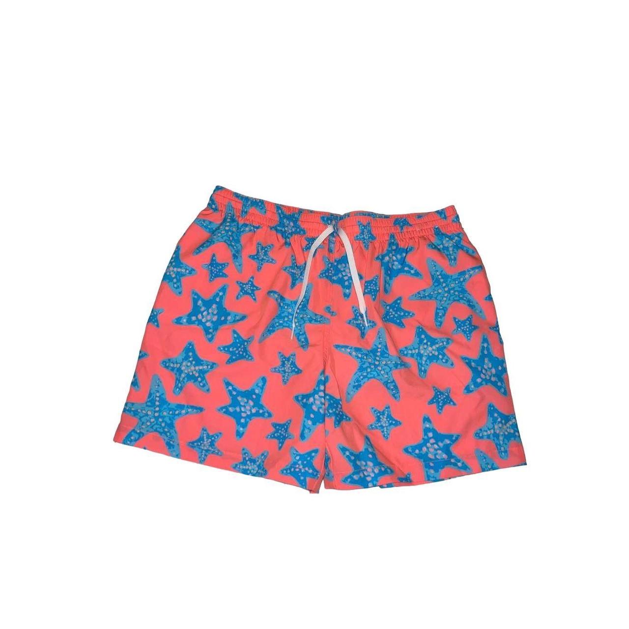 Chubbies Coral Starfish Discontinued Print 5.5 Inch... - Depop