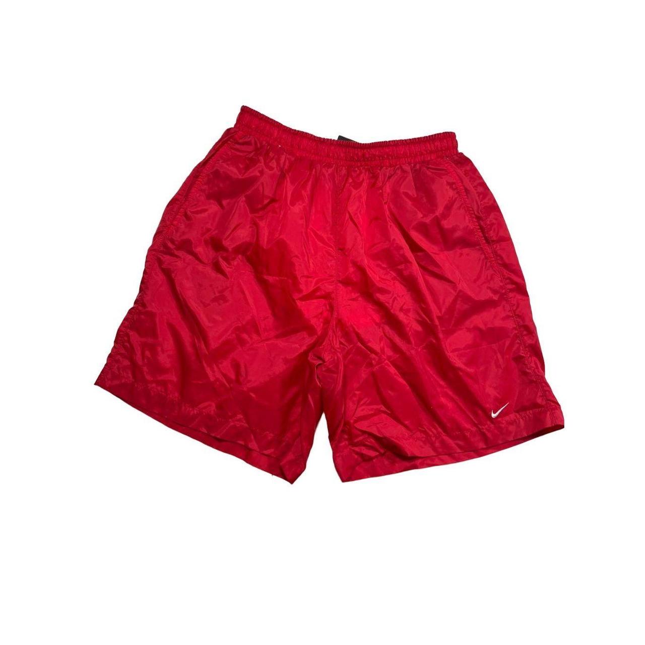 Nike Men's Red Swim-briefs-shorts