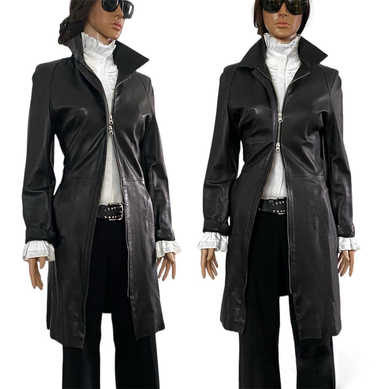 Taurus Firenze leather trench coat/jacket , This...
