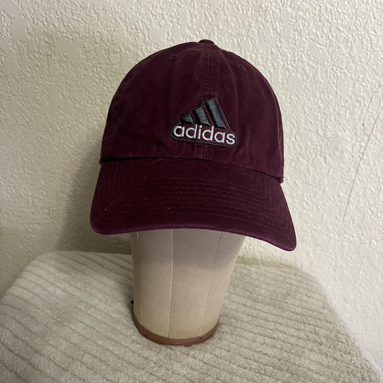 Burgundy clearance adidas hat