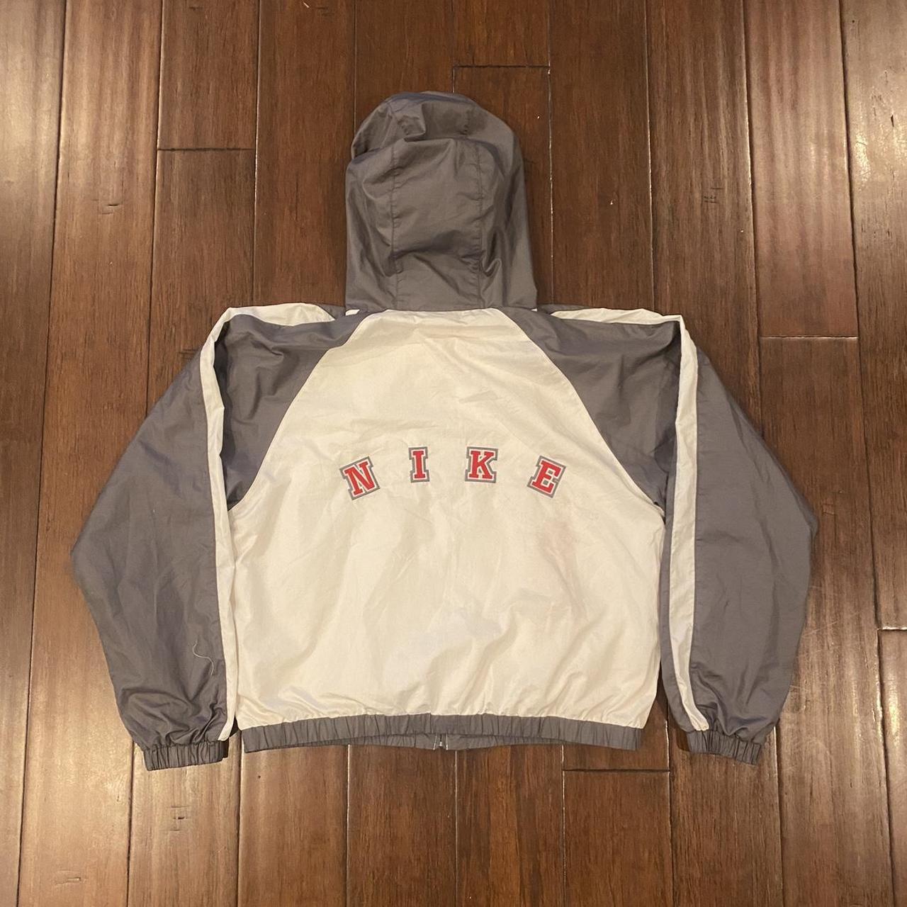 Nike Women's White and Red Jacket (2)