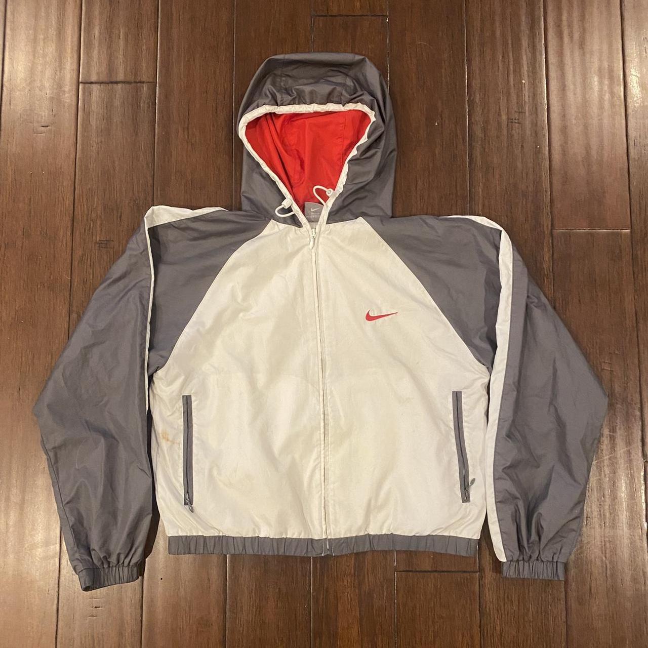 Nike Women's White and Red Jacket