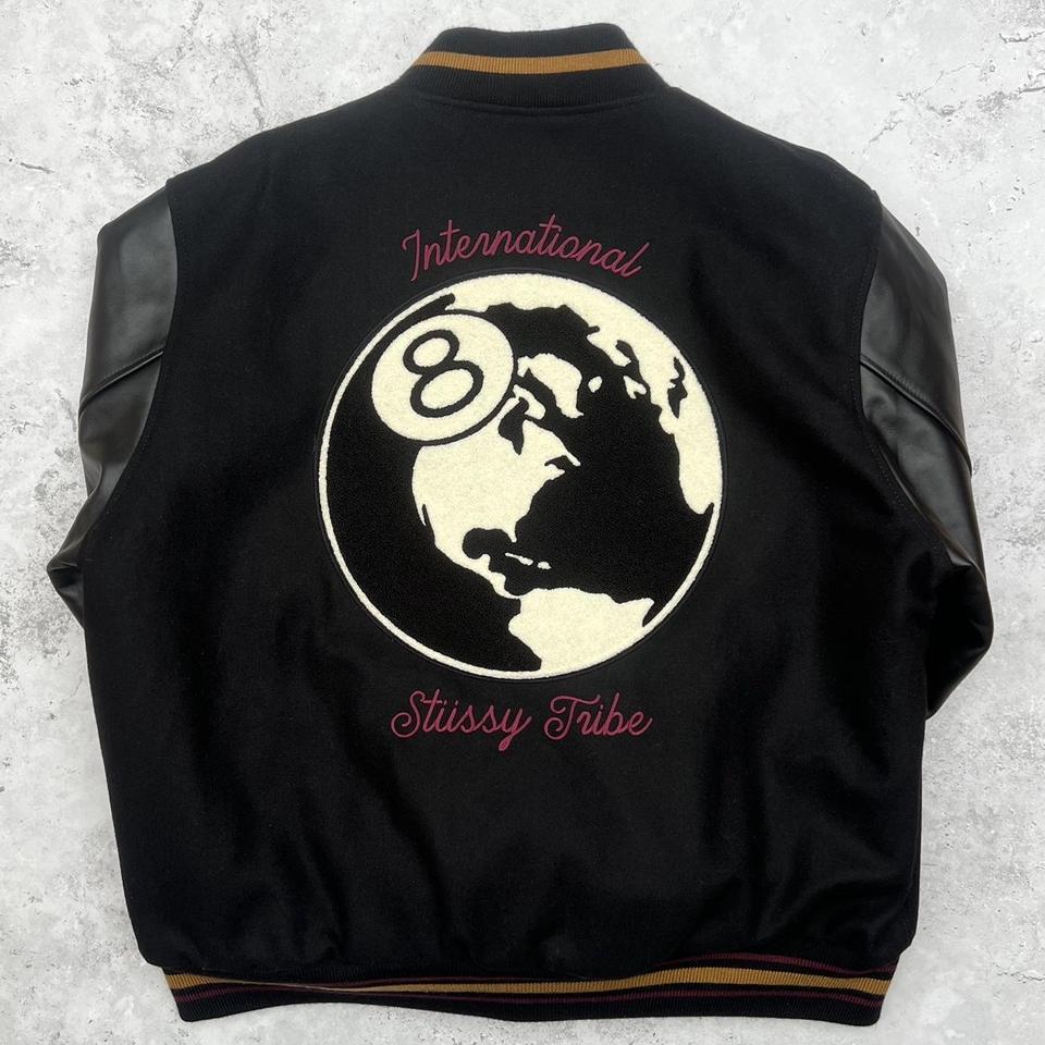 ジャケット・アウター unknown mohair bomber stussy damagedone Buy Stussy Dyed Nylon Bomber 'Charcoal' - 115618 CHAR | GOAT