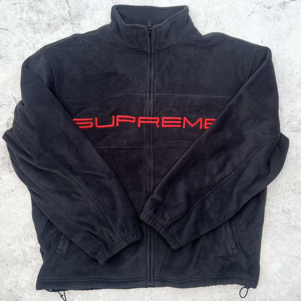 Supreme NYC Polartec Zip Jacket Fleece... - Depop