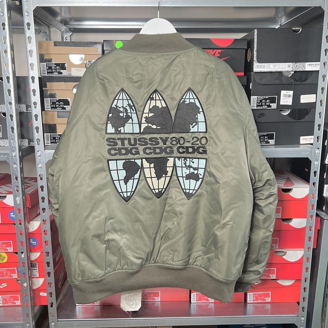 Stussy x CDG MA-1 Bomber Jacket Used condition - | Depop Stussy x CDG MA-1 Bomber Jacket Used condition - | Depop