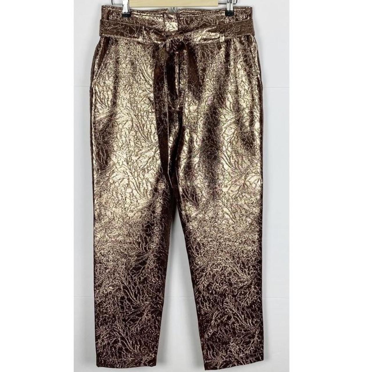 Women's Gold Sequin Pants