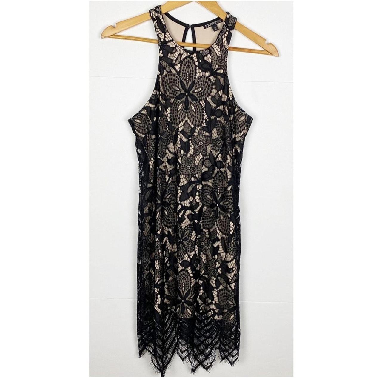 Black lace dress express hotsell