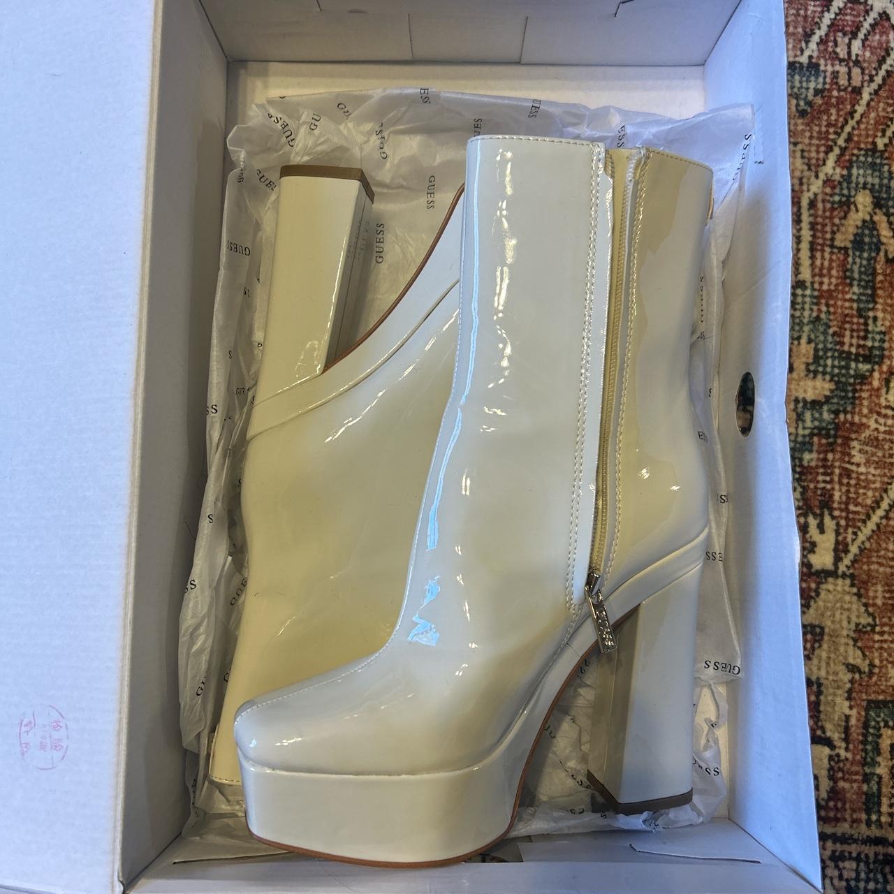 guess women's dejah platform dress bootie