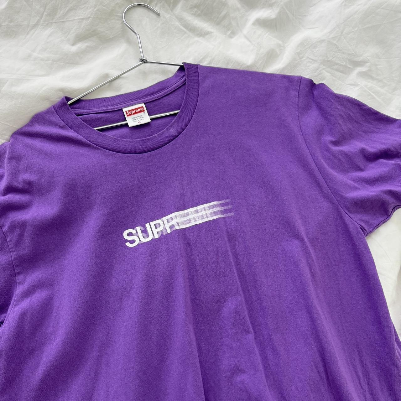 超激安低価Supreme Motion Logo Tee XL Tシャツ/カットソー(半袖/袖なし)