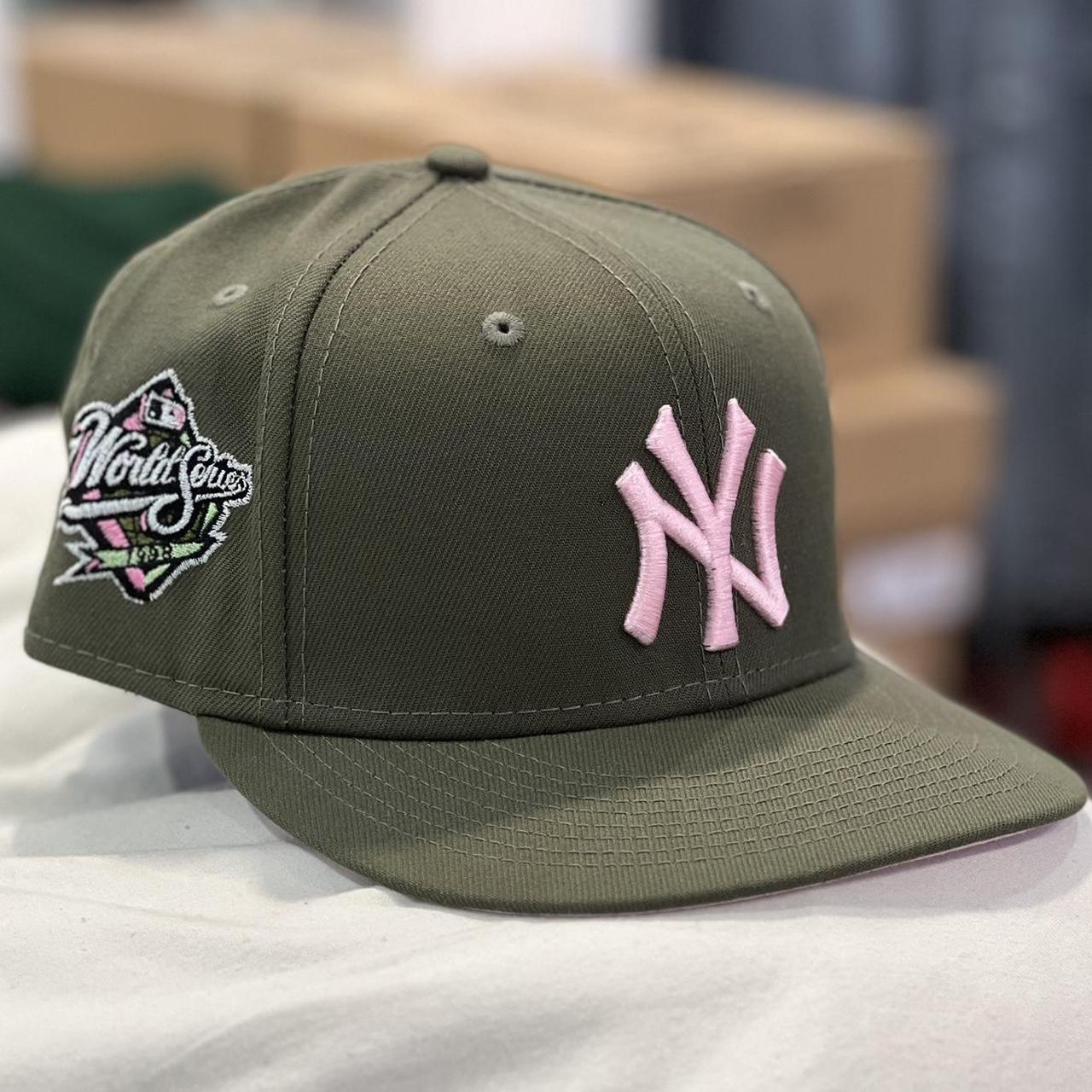 Hat Club Pink Mlb Fitted Hat La Dodgers Hat New Era Hat Pink Brim