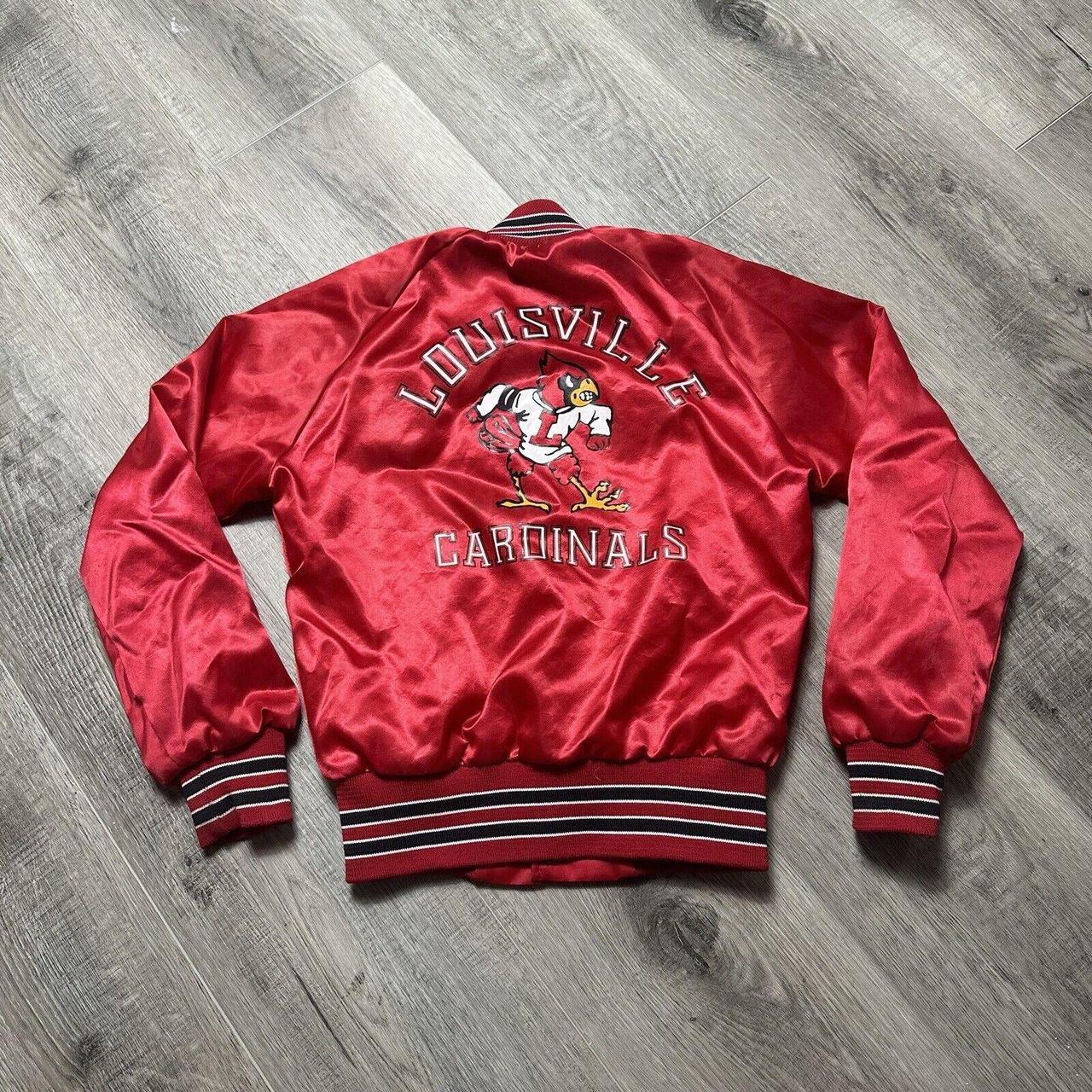 Louisville Cardinals Leather bomber Jacket