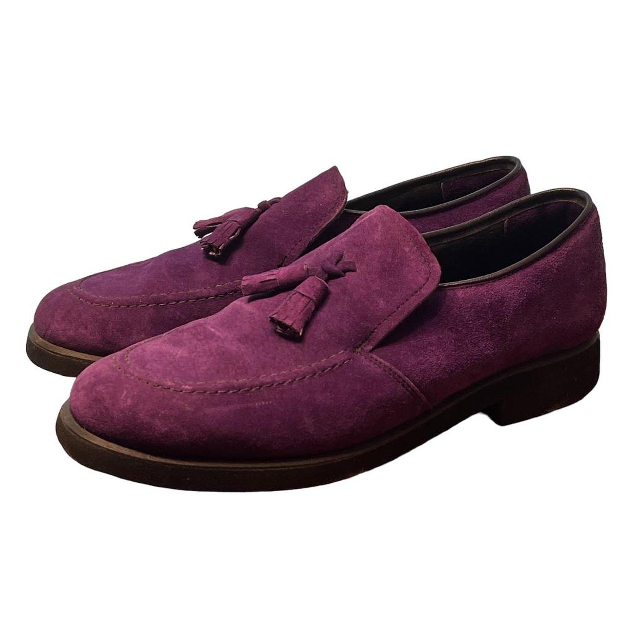 Purple hush puppies best sale