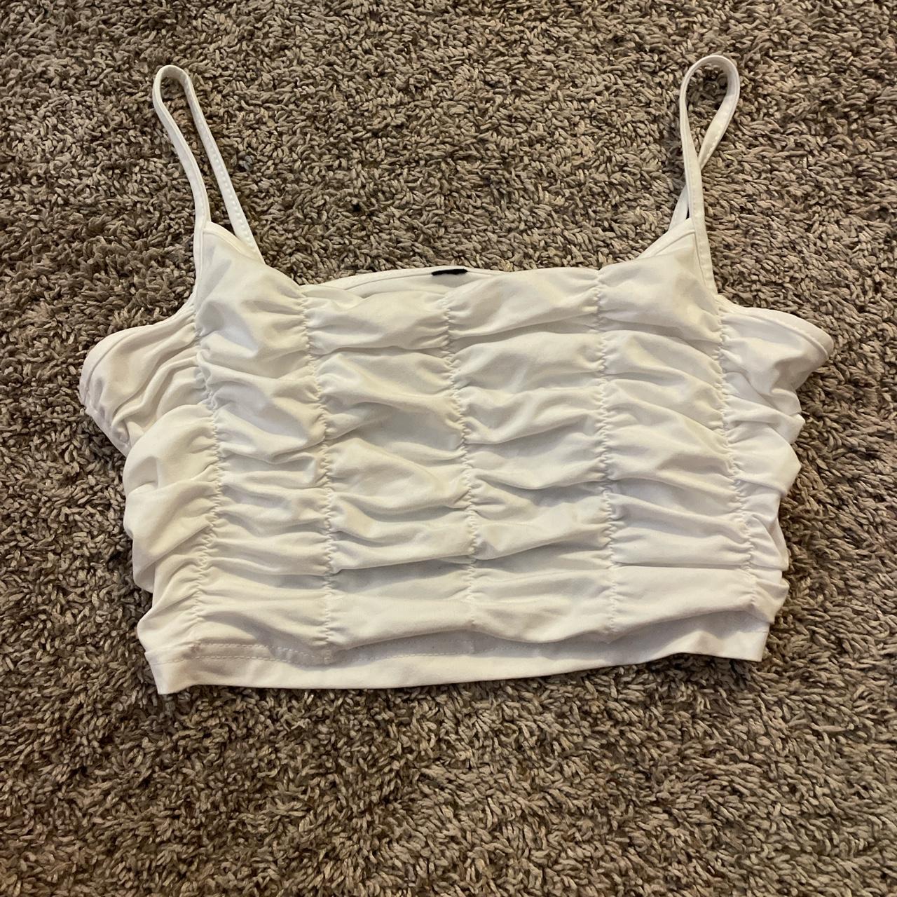 SHEIN ruffled tank top. never worn - Depop