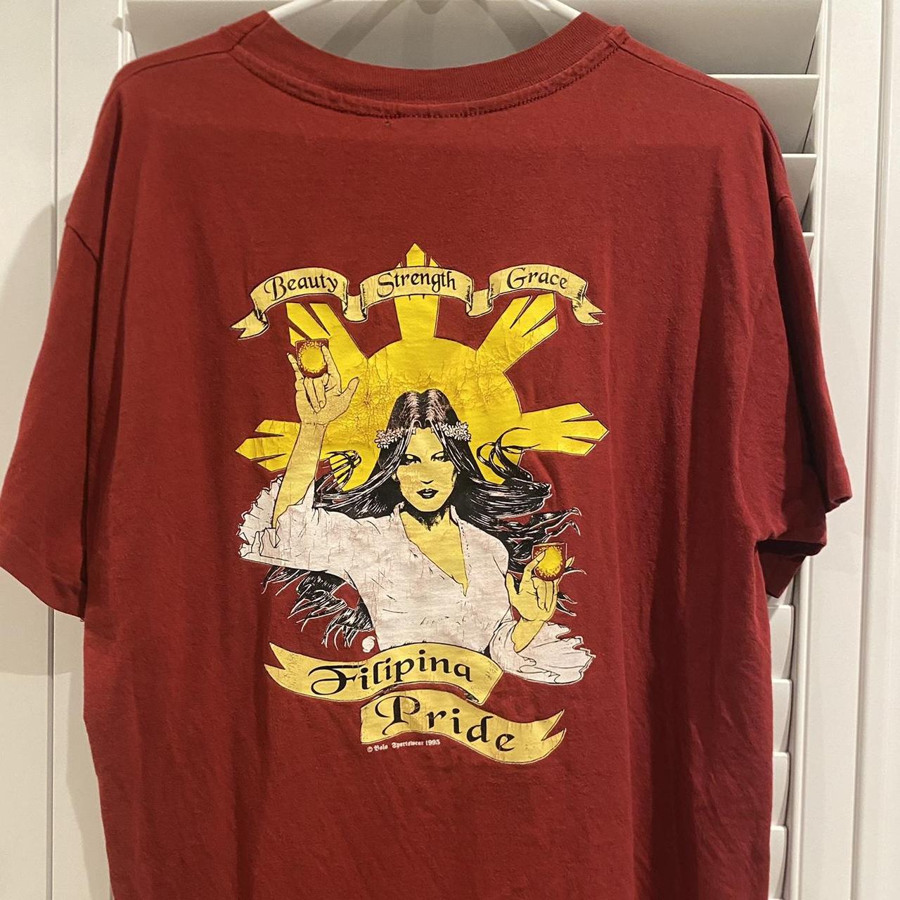 Single stitch Hanes vintage Filipina pride shirt | Depop