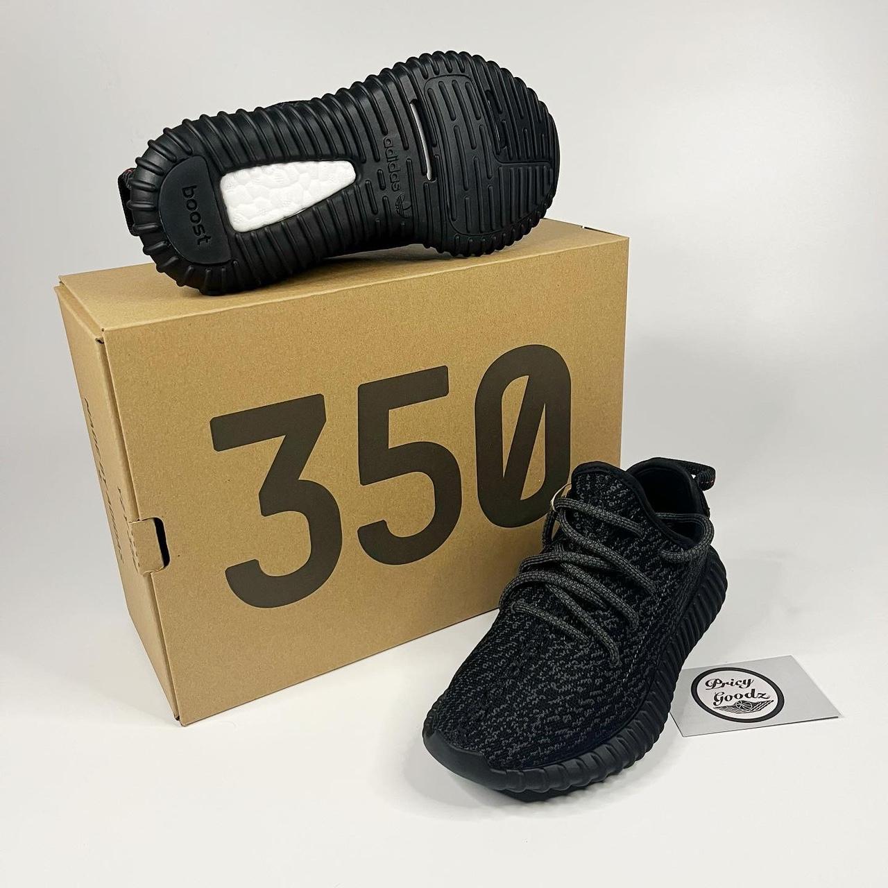 Adidas Yeezy Boost 350 V2 Pirate Black Uk4 5 Free Depop